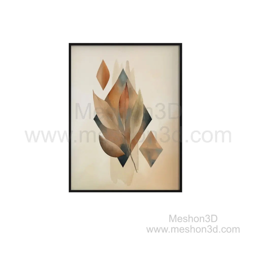 Meshon 3D | Wall Art Black Frame  Photo Frame Home Decor-002