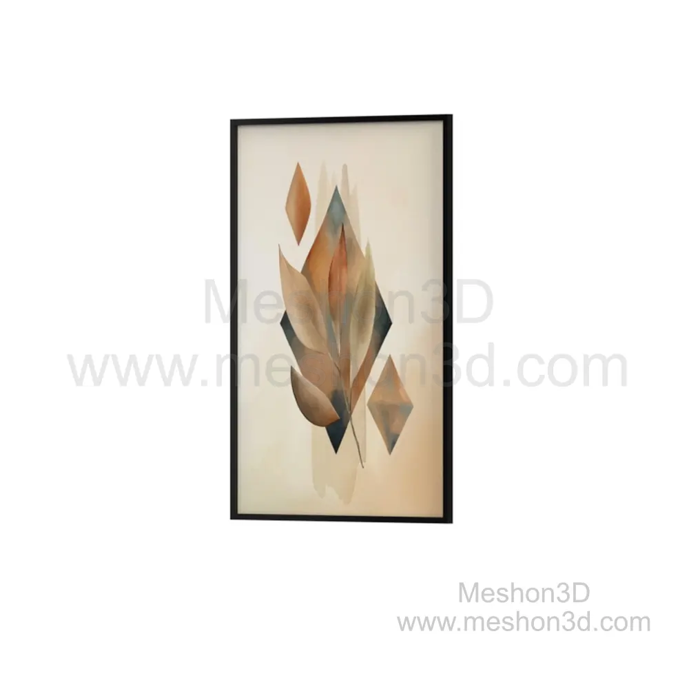 Meshon 3D | Wall Art Black Frame  Photo Frame Home Decor-002 Thumbnails