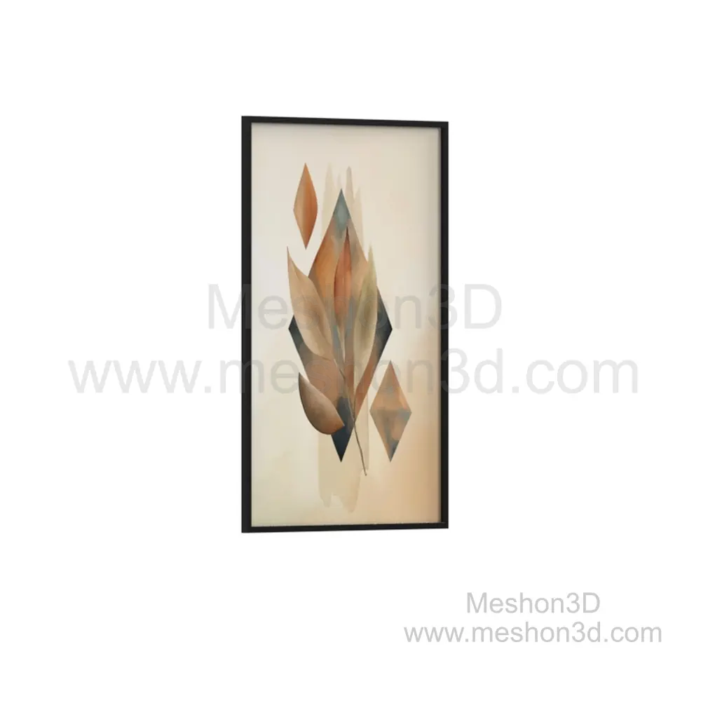 Meshon 3D | Wall Art Black Frame  Photo Frame Home Decor-002 Thumbnails