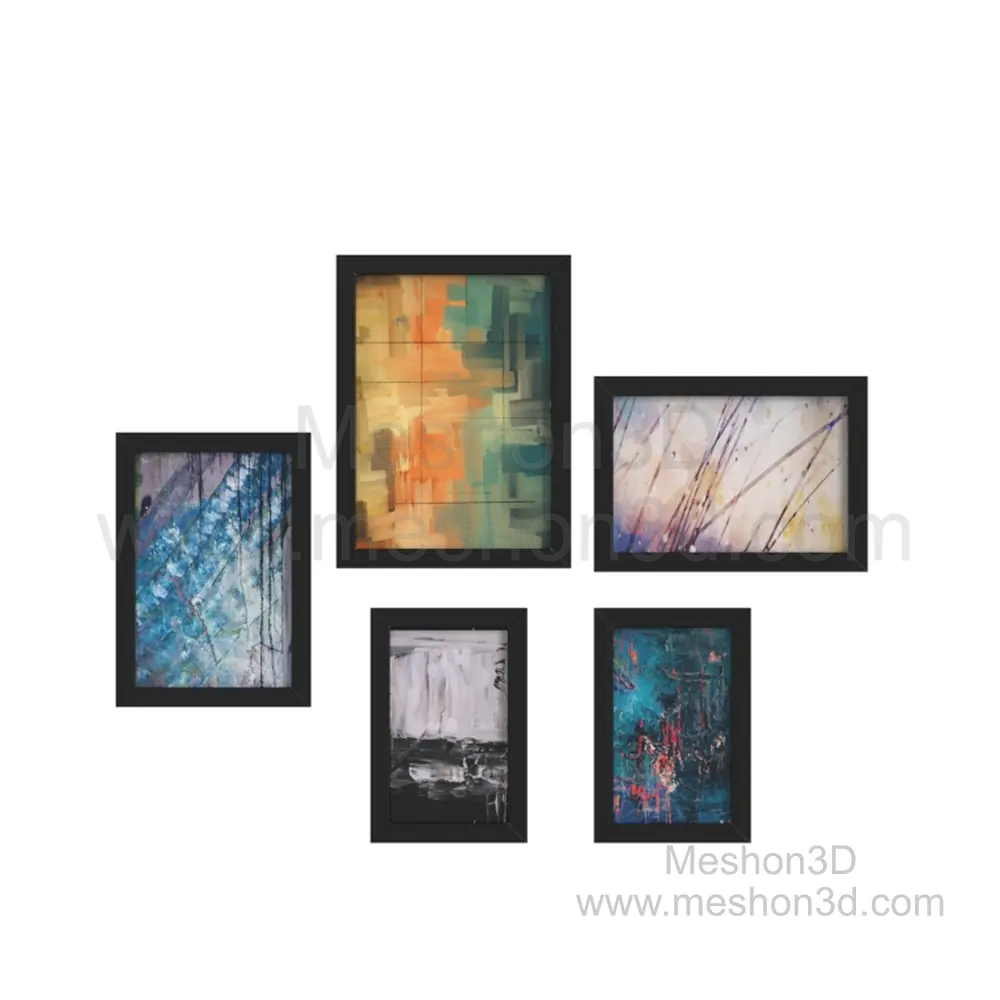 Meshon 3D | Wall Art with Frame  Photo Frame Home Decor-005